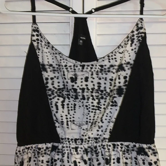 Hurley Black and White Mini Sundress med nwot - Picture 3 of 7